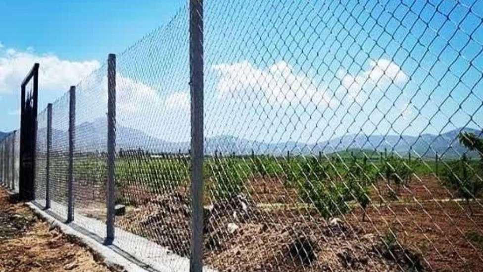 Concrete fence base