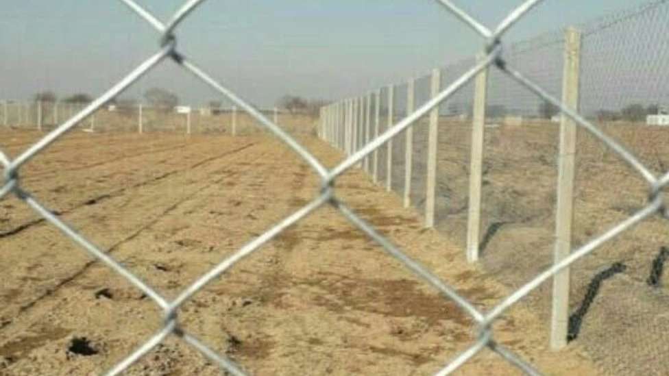 Concrete fence base